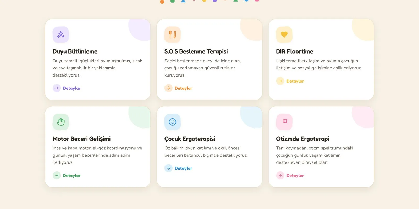 Tuğçe Turunç Ergoterapi — terapi hizmetleri