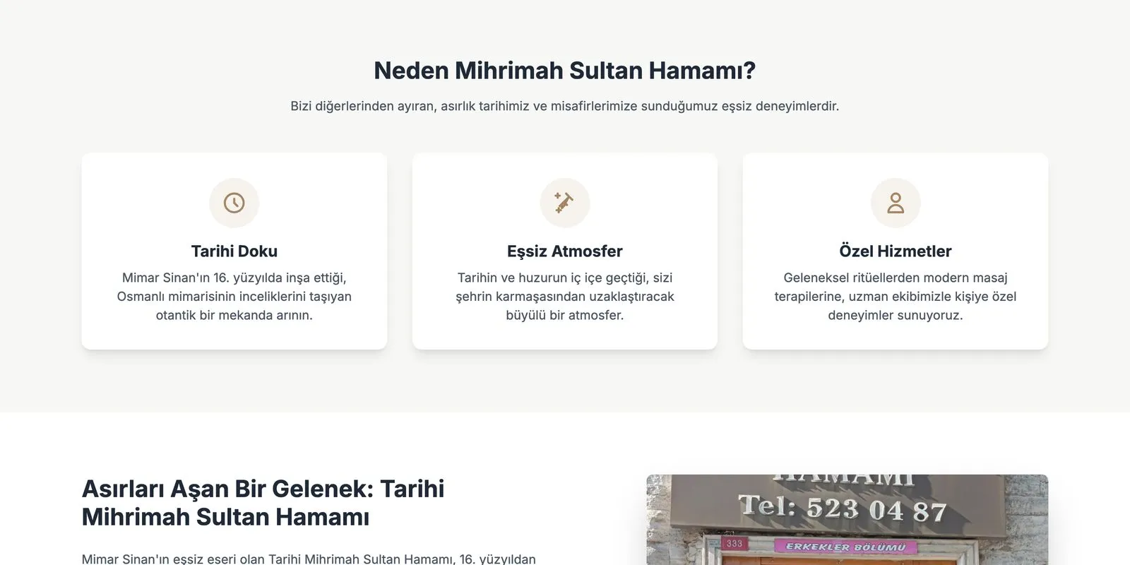 Mihrimah Sultan Hamam — Tourism